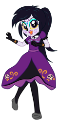 Size: 1088x2281 | Tagged: safe, artist:gmaplay, imported from derpibooru, equestria girls, catalina la catrina, cute, simple background, solo, transparent background