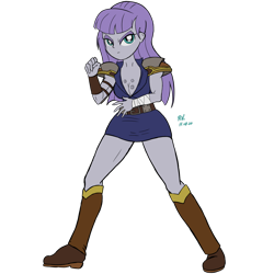 Size: 1280x1280 | Tagged: safe, artist:branewashpv, artist:theratedrshimmer, imported from derpibooru, maud pie, human, equestria girls, clothes, cosplay, costume, female, hokuto no ken, kenshiro, scar, simple background, solo, transparent background