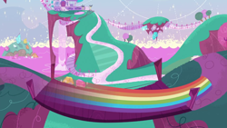 Size: 1280x720 | Tagged: safe, imported from derpibooru, screencap, my little pony: pony life, g4.5, no pony, rainbow trail, rarity's house, theme song