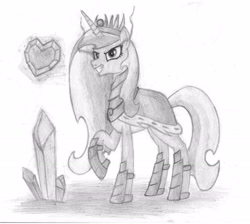 Size: 2587x2318 | Tagged: safe, artist:kolkor, imported from derpibooru, king sombra, princess cadance, alicorn, pony, umbrum, armor, bevor, black crystals, boots, chestplate, clothes, corruptance, corrupted, corrupted cadance, corrupted crystal heart, criniere, croupiere, crown, crystal, crystal heart, cuirass, dark crystal, dark magic, fauld, female, fusion, gorget, jewelry, magic, mare, peytral, plackart, possessed, possession, queen cadance, regalia, shoes, simple background, solo, sombra eyes, sombra's cape, sombra's robe, tiara, transparent background, white background