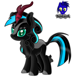 Size: 3840x4154 | Tagged: safe, artist:damlanil, imported from derpibooru, oc, oc only, oc:nightlight aura, kirin, pony, adorasexy, commission, cute, female, horn, kirin-ified, looking at you, mare, sexy, shiny mane, show accurate, simple background, solo, species swap, transparent background, vector