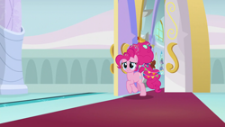 Size: 1920x1080 | Tagged: safe, imported from derpibooru, screencap, pinkie pie, earth pony, pony, the last problem, older, older pinkie pie, solo, trotting