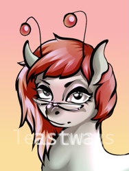 Size: 405x540 | Tagged: safe, artist:leastways, imported from derpibooru, oc, oc only, pony, pony town, glasses, solo