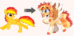 Size: 2468x1224 | Tagged: safe, artist:wanderingpegasus, imported from derpibooru, oc, oc only, oc:flamespark, pegasus, pony, solo