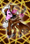 Size: 1080x1596 | Tagged: safe, artist:jvarts6112, imported from derpibooru, oc, oc only, oc:doctor gear, cyborg, pony, unicorn, antagonist, chains, christmas, clock, evil, feather, female, gears, glasses, gun, hat, holiday, magic, meta, oc villain, piercing, smiling, solo, steampunk, villainess, weapon