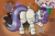 Size: 3000x1980 | Tagged: safe, artist:llametsul, imported from derpibooru, fluttershy, rarity, starlight glimmer, zecora, oc, oc:princess mythic majestic, alicorn, pegasus, pony, unicorn, zebra, alicorn oc, annoyed, background, blushing, blushing profusely, butt, cauldron, chibi, commissioner:bigonionbean, cutie mark, embarrassed, extra thicc, fainted, female, flank, fusion, fusion:fluttershy, fusion:princess mythic majestic, fusion:rarity, fusion:starlight glimmer, fusion:zecora, horn, jewelry, looking at you, magic, mare, passed out, plot, potion, shocked, shocked expression, staring at you, the ass was fat, thicc ass, thought bubble, wings, writer:bigonionbean, zecora's hut