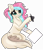 Size: 5656x6534 | Tagged: safe, artist:kireiinaa, imported from derpibooru, oc, oc only, oc:brogan, earth pony, pony, absurd resolution, earth pony oc, female, looking up, mare, paper, pencil, simple background, sitting, solo, transparent background