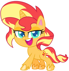 Size: 1024x1064 | Tagged: safe, artist:emeraldblast63, imported from derpibooru, sunset shimmer, pony, unicorn, my little pony: pony life, g4, g4 to g4.5, g4.5, looking at you, simple background, transparent background, vector