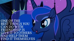 Size: 1920x1080 | Tagged: safe, edit, edited screencap, imported from derpibooru, screencap, princess luna, alicorn, pony, luna eclipsed, season 2, quote, solo