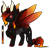 Size: 828x802 | Tagged: safe, artist:velnyx, imported from derpibooru, oc, oc only, oc:caldera, changedling, changeling, male, orange changeling, simple background, solo, transparent background