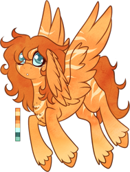 Size: 721x956 | Tagged: safe, artist:velnyx, imported from derpibooru, oc, oc only, oc:marmalade, pegasus, pony, female, mare, simple background, solo, transparent background, wing ears