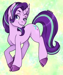 Size: 821x983 | Tagged: safe, artist:piinkmoon, imported from derpibooru, starlight glimmer, pony, unicorn, curved horn, horn, solo