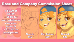 Size: 1152x648 | Tagged: safe, artist:roseandcompany, imported from derpibooru, oc, oc:trucker, advertisement, commission, commission info, prices