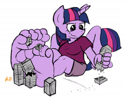 Size: 1921x1500 | Tagged: safe, artist:trowelhands, imported from derpibooru, twilight sparkle, alicorn, anthro, plantigrade anthro, pony, barefoot, feet, female, fetish, foot fetish, foot focus, giant anthro, giant pony, giantess, macro, simple background, soles, solo, toes, twilight sparkle (alicorn), twizilla, white background