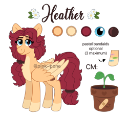 Size: 4100x3750 | Tagged: safe, artist:pink-pone, imported from derpibooru, oc, oc only, oc:heather, pegasus, pony, female, mare, reference sheet, simple background, solo, transparent background, two toned wings, wings