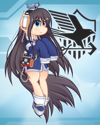 Size: 2472x3076 | Tagged: safe, artist:mrlolcats17, imported from derpibooru, earth pony, pony, azur lane, clothes, high res, ponified, shipmare, solo, uss long island, vector