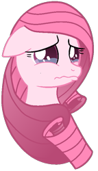 Size: 399x696 | Tagged: safe, artist:muhammad yunus, artist:tanahgrogot, imported from derpibooru, oc, oc only, oc:annisa trihapsari, earth pony, pony, base used, crying, cute, fail, female, floppy ears, implied my little pony 'n friends, implied season 1, mare, sad, sad pony, sadorable, simple background, solo, transparent background