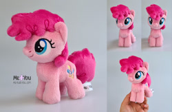 Size: 1829x1189 | Tagged: safe, artist:meplushyou, imported from derpibooru, pinkie pie, earth pony, pony, female, filly, filly pinkie pie, irl, photo, plushie, solo, younger