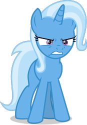 Size: 5484x7889 | Tagged: safe, artist:thatusualguy06, imported from derpibooru, trixie, pony, unicorn, student counsel, .svg available, absurd resolution, angry, female, mare, show accurate, simple background, solo, svg, transparent background, trixie is not amused, unamused, vector