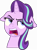 Size: 6566x8811 | Tagged: safe, artist:thatusualguy06, imported from derpibooru, starlight glimmer, pony, unicorn, a horse shoe-in, .svg available, absurd resolution, bust, female, floppy ears, mare, raised eyebrow, simple background, solo, starlight glimmer is not amused, starlight is not amused, svg, transparent background, unamused, uvula, vector