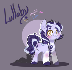 Size: 822x805 | Tagged: safe, artist:orphicdove, imported from derpibooru, oc, oc only, oc:lullaby, pony, unicorn, alternate universe, au:chaoticverse, magical lesbian spawn, offspring, parent:starlight glimmer, parent:trixie, parents:startrix, solo