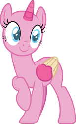 Size: 975x1582 | Tagged: safe, artist:pegasski, imported from derpibooru, oc, oc only, alicorn, pony, she's all yak, alicorn oc, bald, base, eyelashes, horn, looking back, raised hoof, simple background, smiling, solo, transparent background, two toned wings, wings