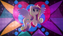 Size: 3840x2160 | Tagged: safe, artist:inaactive, artist:laszlvfx, artist:pumpkinpieforlife, edit, imported from derpibooru, princess cadance, pony, solo, wallpaper, wallpaper edit