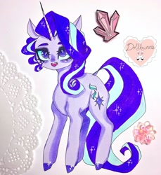 Size: 1878x2048 | Tagged: safe, artist:dollbunnie, imported from derpibooru, starlight glimmer, pony, unicorn, solo, traditional art