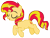 Size: 9100x7000 | Tagged: safe, artist:tardifice, imported from derpibooru, sunset shimmer, pony, unicorn, absurd resolution, simple background, solo, transparent background, vector