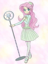 Size: 1620x2160 | Tagged: safe, artist:haibaratomoe, imported from derpibooru, fluttershy, equestria girls, equestria girls series, so much more to me, cute, female, looking at you, microphone, shyabetes, solo