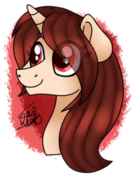 Size: 2800x3595 | Tagged: safe, artist:spokenmind93, imported from derpibooru, oc, pony, unicorn, bust, horn, looking sideways, looking to side, signature, simple background, transparent background, unicorn oc