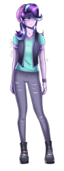 Size: 936x2497 | Tagged: safe, artist:melanyoprisdraws, artist:opal_radiance, imported from derpibooru, starlight glimmer, equestria girls, beanie, female, hat, simple background, solo, transparent background
