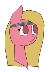 Size: 1255x1787 | Tagged: safe, artist:gamerpie, imported from derpibooru, oc, oc only, oc:snowy marsh, earth pony, pony, bust, circlet, circlet of cognizance, female, mare, portrait, simple background, solo, transparent background