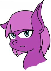 Size: 575x796 | Tagged: safe, imported from derpibooru, oc, oc only, oc:violet petal, earth pony, pony, bust, female, glare, looking at you, mare, portrait, simple background, solo, transparent background
