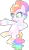 Size: 1494x2551 | Tagged: safe, artist:kurosawakuro, imported from derpibooru, oc, oc only, earth pony, pony, ballet slippers, bandage, base used, female, heterochromia, jewelry, mare, simple background, solo, tiara, transparent background