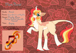 Size: 3500x2454 | Tagged: safe, artist:clay-bae, artist:nobleclay, imported from derpibooru, oc, oc only, oc:flare burst, pony, unicorn, female, mare, offspring, parent:big macintosh, parent:sunset shimmer, parents:shimmermac, solo