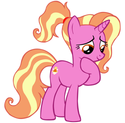 Size: 7628x7500 | Tagged: safe, artist:laszlvfx, imported from derpibooru, luster dawn, pony, unicorn, the last problem, absurd resolution, cute, female, lusterbetes, mare, simple background, solo, transparent background, vector