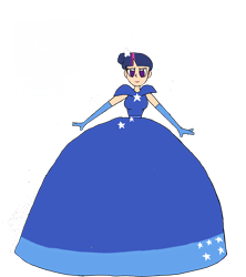 Size: 1480x1669 | Tagged: safe, artist:recommender440, imported from derpibooru, twilight sparkle, human, clothes, dress, gown, humanized, simple background, solo, transparent background