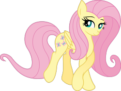 Size: 3492x2641 | Tagged: artist needed, source needed, safe, artist:sir-vergeus, imported from derpibooru, fluttershy, pegasus, pony, cute, shyabetes, simple background, smiling, solo, transparent background, vector