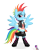 Size: 1800x2300 | Tagged: safe, artist:intelmax89, imported from derpibooru, rainbow dash, pony, belt, bipedal, boots, clothes, ear piercing, earring, eyeshadow, hoof boots, jacket, jewelry, leather jacket, makeup, midriff, mohawk, piercing, rainbow punk, ripped stockings, shirt, shoes, simple background, skirt, socks, solo, stockings, t-shirt, thigh highs, torn clothes, transparent background