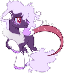 Size: 1466x1673 | Tagged: safe, artist:kurosawakuro, imported from derpibooru, oc, oc only, hybrid, base used, interspecies offspring, male, offspring, parent:discord, parent:twilight sparkle, parents:discolight, simple background, solo, transparent background