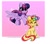 Size: 3292x2900 | Tagged: safe, artist:kittyrosie, imported from derpibooru, sunset shimmer, twilight sparkle, alicorn, pony, unicorn, blushing, cute, duo, eyes closed, female, floral head wreath, flower, flower in hair, flying, heart, lesbian, mare, raised hoof, shimmerbetes, shipping, sitting, smiling, sunsetsparkle, twiabetes, twilight sparkle (alicorn)