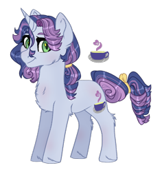 Size: 728x770 | Tagged: safe, artist:spectrumnightyt, imported from derpibooru, oc, oc only, pony, unicorn, female, mare, offspring, parent:fancypants, parent:rarity, parents:raripants, simple background, solo, transparent background