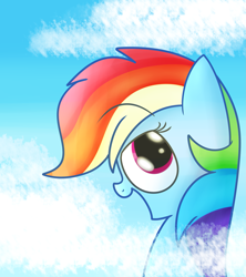 Size: 2013x2271 | Tagged: safe, artist:mr-degration, imported from derpibooru, rainbow dash, pegasus, pony, female, open mouth, profile, solo