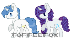 Size: 400x227 | Tagged: safe, artist:bon3425, imported from derpibooru, fancypants, rarity, female, male, raripants, shipping, straight