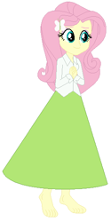 Size: 274x546 | Tagged: safe, artist:hubfanlover678, imported from derpibooru, fluttershy, equestria girls, barefoot, feet, solo