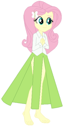 Size: 272x546 | Tagged: safe, artist:hubfanlover678, imported from derpibooru, fluttershy, equestria girls, barefoot, feet, solo