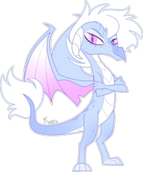 Size: 2354x2829 | Tagged: safe, artist:kurosawakuro, imported from derpibooru, oc, oc only, dragon, base used, parent:double diamond, parent:princess ember, simple background, solo, transparent background