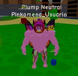 Size: 416x406 | Tagged: safe, artist:pinkamenausuario, imported from derpibooru, muscles, roblox