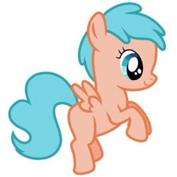 Size: 768x768 | Tagged: safe, artist:thenintendowiigamer65, peachy petal, pegasus, pony, friendship is magic, .ai available, .svg available, absurd resolution, female, filly, hooves, simple background, smiling, svg, transparent background, vector